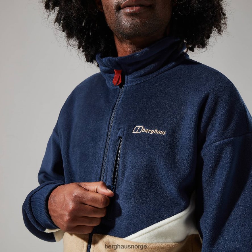 retrorise jakke Berghaus menn mørkeblå/naturlig F262D6150 klær