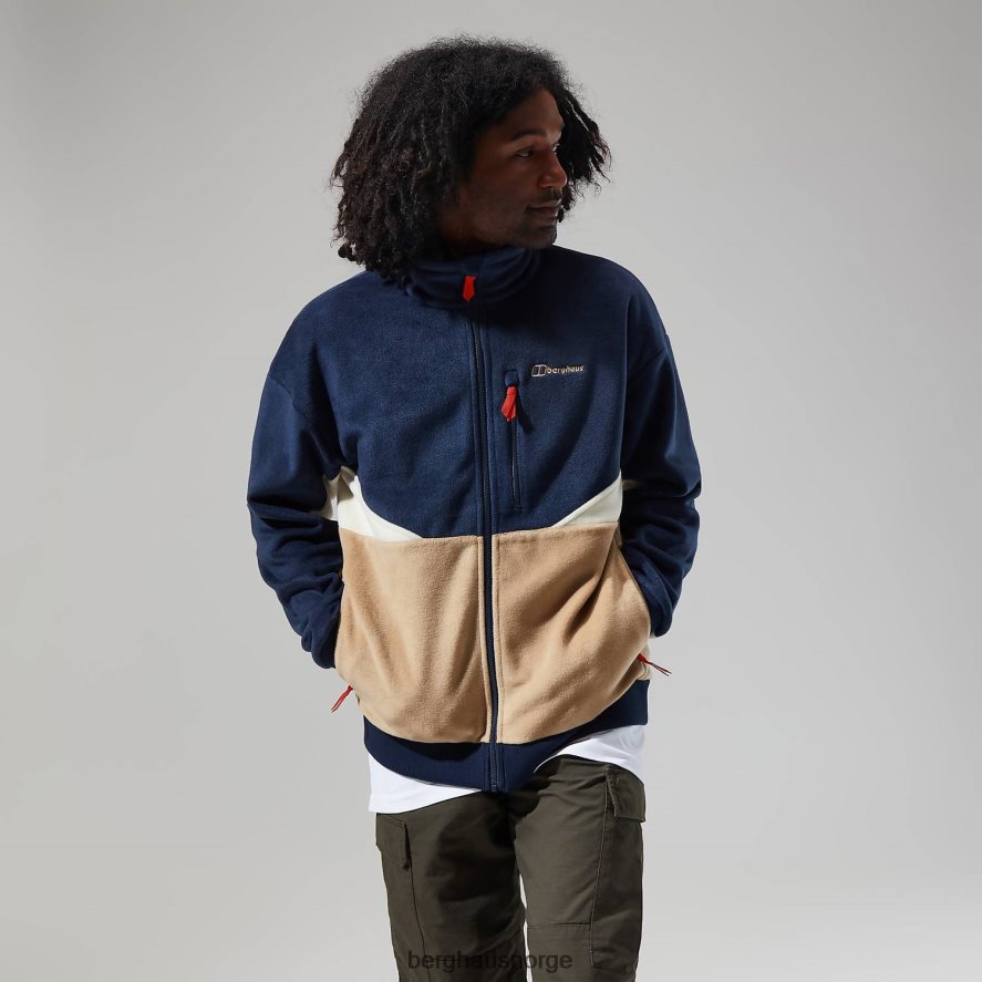 retrorise jakke Berghaus menn mørkeblå/naturlig F262D6150 klær