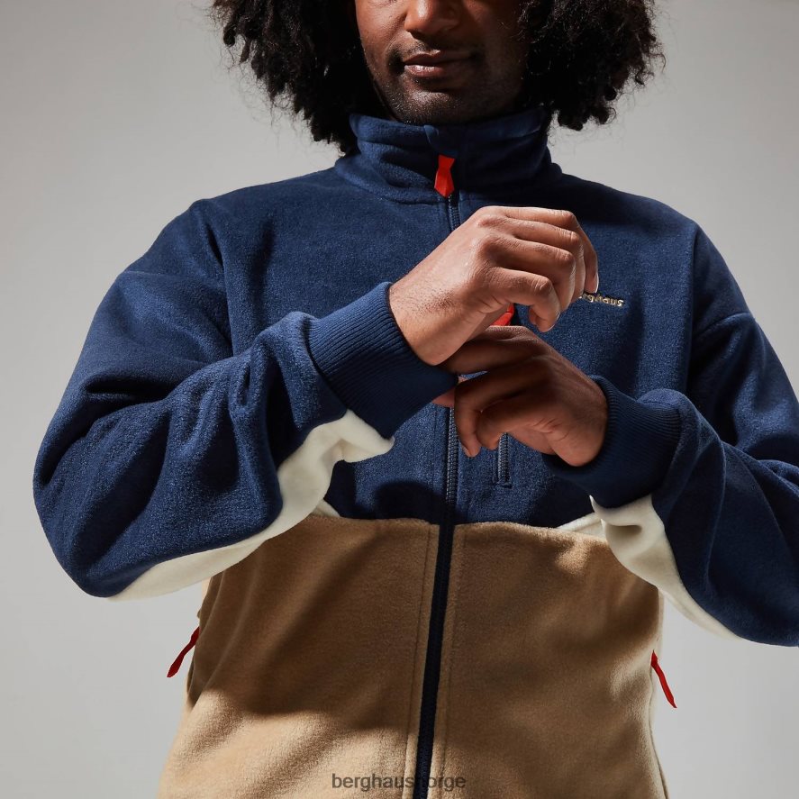 retrorise jakke Berghaus menn mørkeblå/naturlig F262D6150 klær