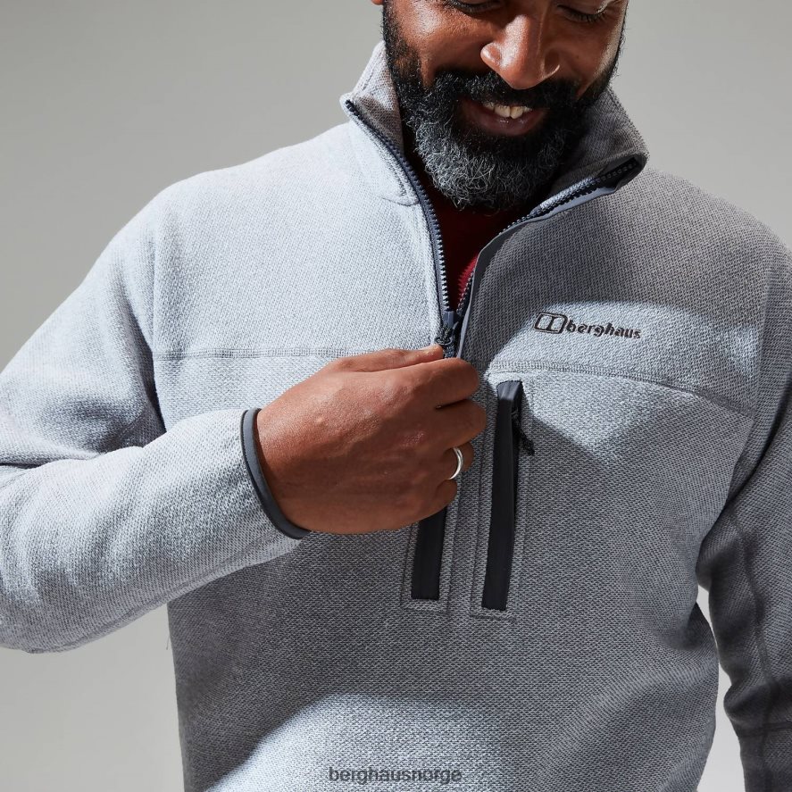 stainton 2.0 halv glidelås Berghaus menn grå F262D6121 klær