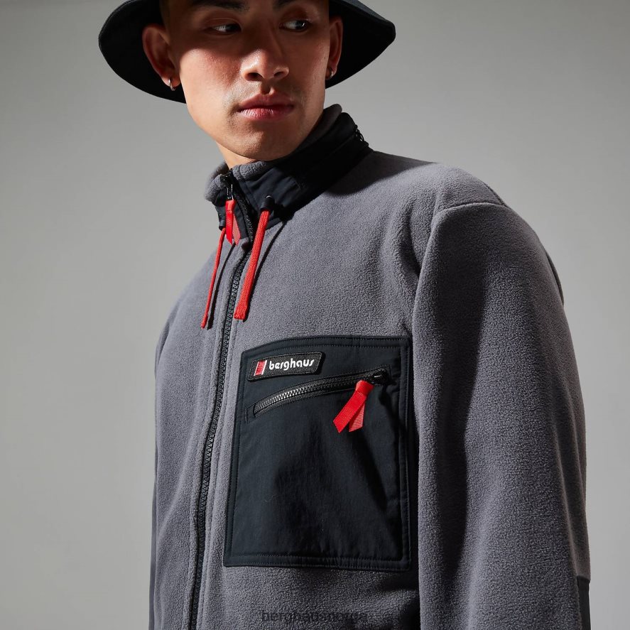 tramantana 91 fleecejakke Berghaus menn svart F262D6154 klær