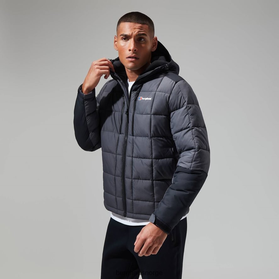 menahan isolert hettejakke Berghaus menn grå nålestripe/kulsort F262D690 klær