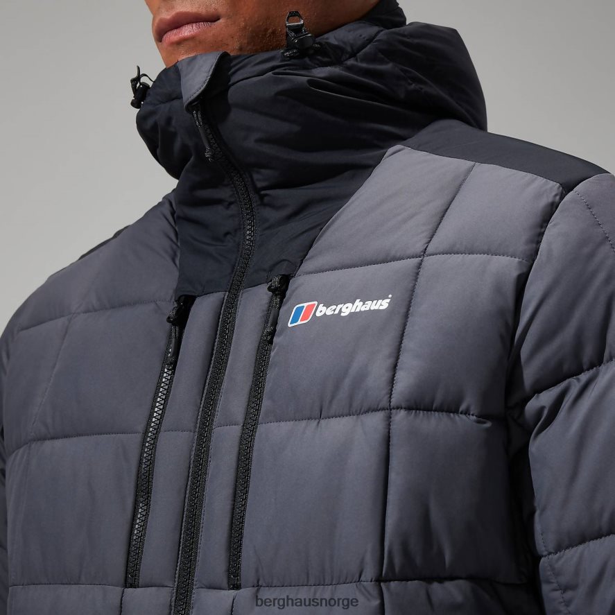 menahan isolert hettejakke Berghaus menn grå nålestripe/kulsort F262D690 klær