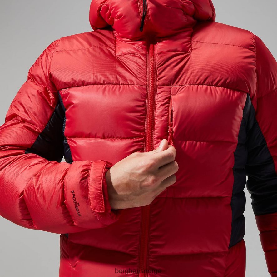 mtn arete ultra dun hettegenser Berghaus menn gojibær/kulsort F262D670 klær