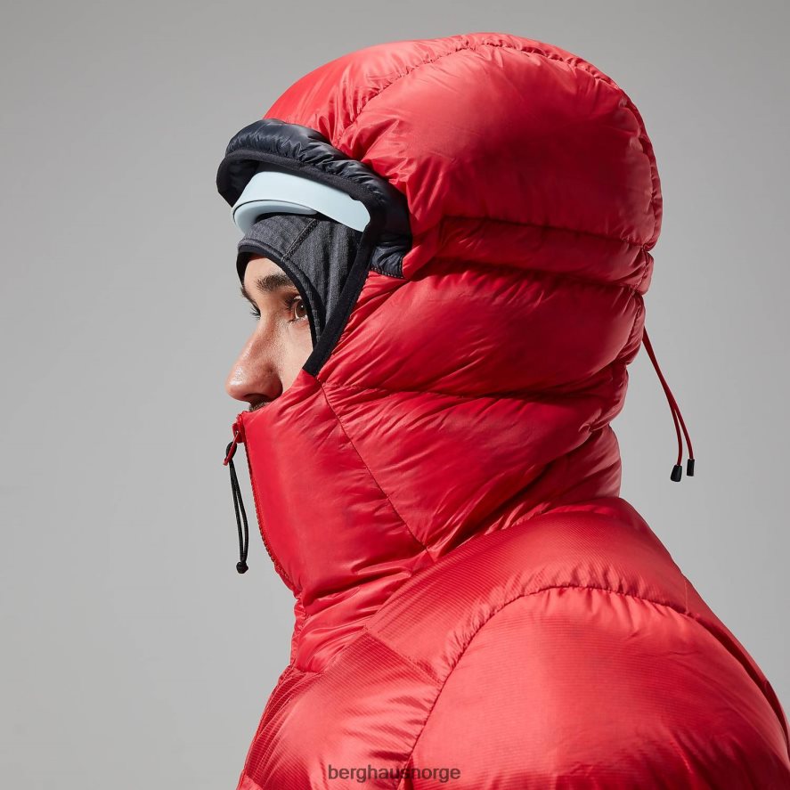 mtn arete ultra dun hettegenser Berghaus menn gojibær/kulsort F262D670 klær