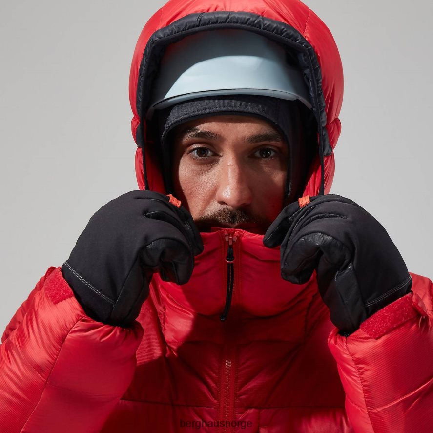 mtn arete ultra dun hettegenser Berghaus menn gojibær/kulsort F262D670 klær