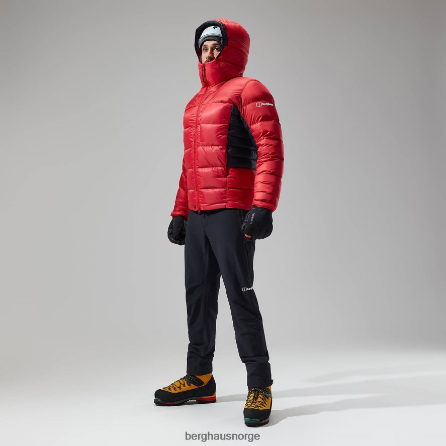 mtn arete ultra dun hettegenser Berghaus menn gojibær/kulsort F262D670 klær