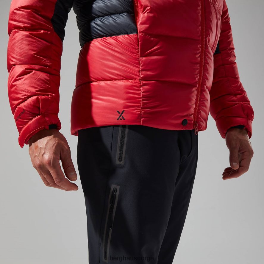 mtn arete ultra dun hettegenser Berghaus menn gojibær/kulsort F262D670 klær