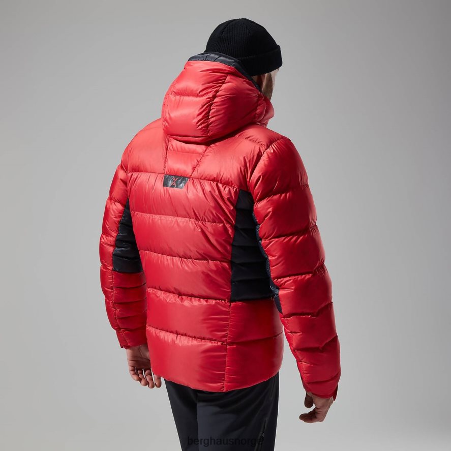 mtn arete ultra dun hettegenser Berghaus menn gojibær/kulsort F262D670 klær