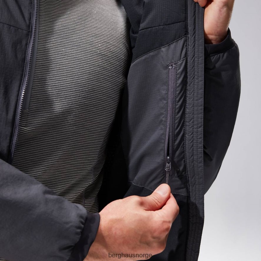 mtn guide mw hybrid jakke Berghaus menn grå/svart F262D677 klær