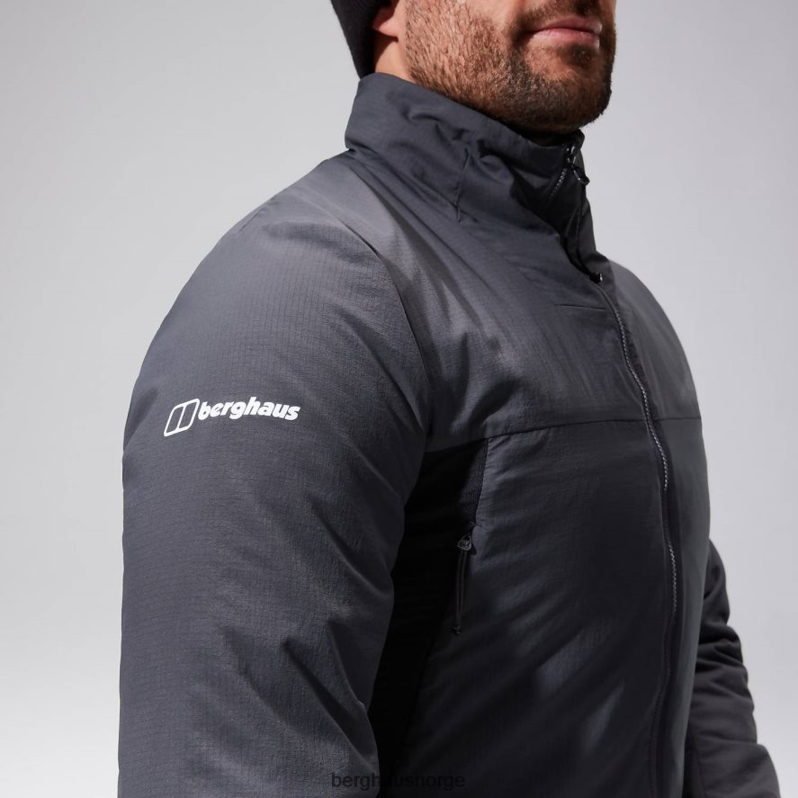 mtn guide mw hybrid jakke Berghaus menn grå/svart F262D677 klær