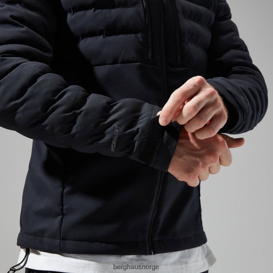 theran hybrid hettejakke Berghaus menn kulsvart F262D660 klær