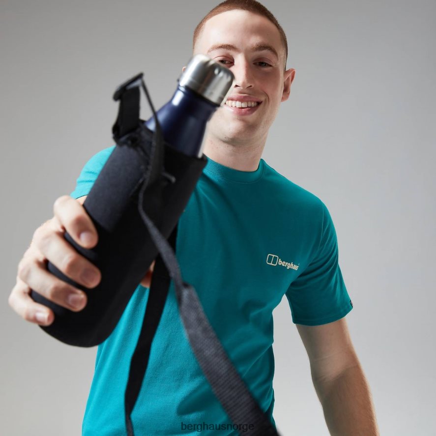 buttermere kortermet t-skjorte Berghaus menn mørk turkis F262D6201 klær