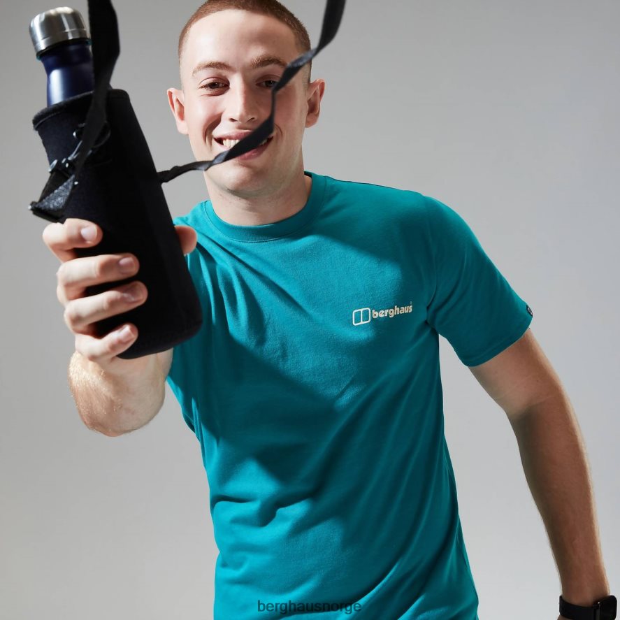 buttermere kortermet t-skjorte Berghaus menn mørk turkis F262D6201 klær