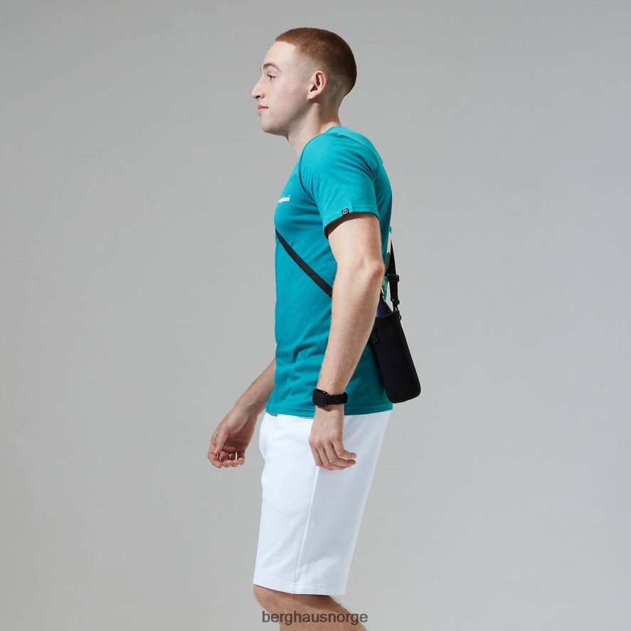 buttermere kortermet t-skjorte Berghaus menn mørk turkis F262D6201 klær