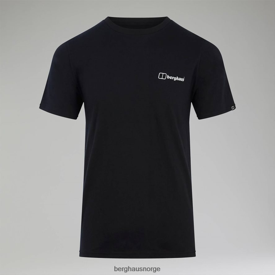 buttermere kortermet t-skjorte Berghaus menn svart F262D6200 klær