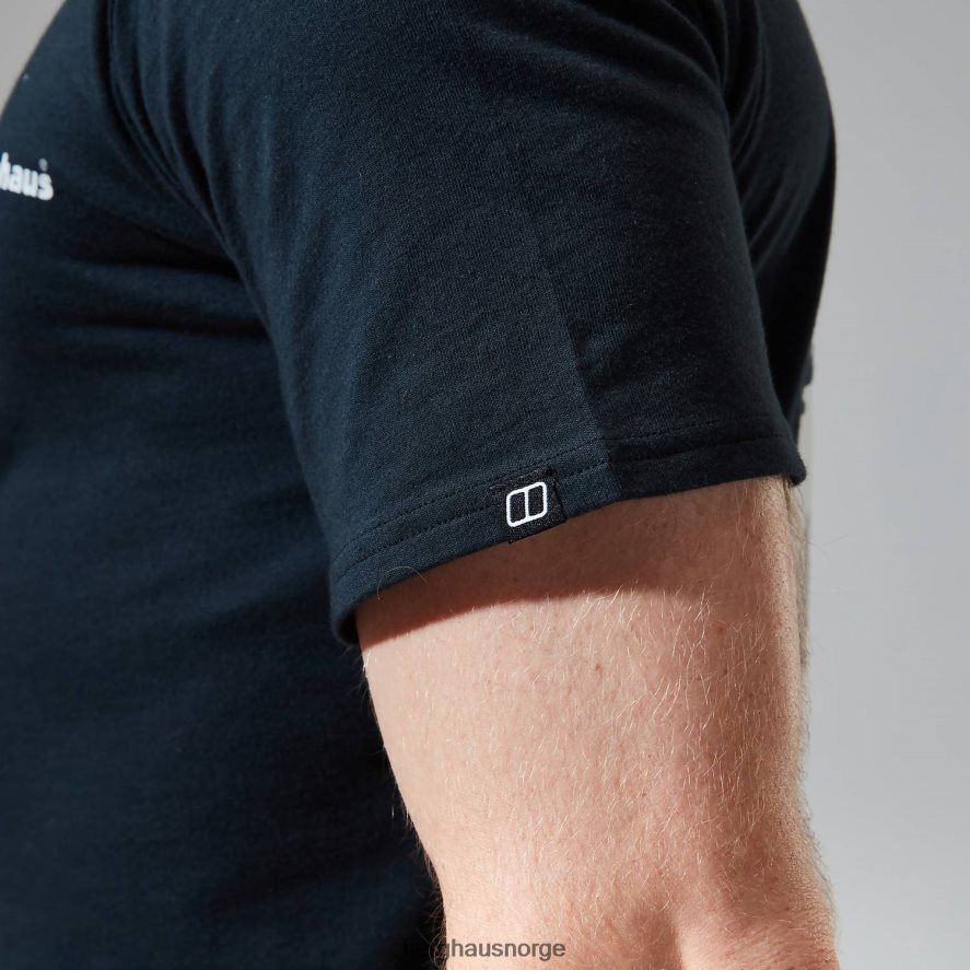 buttermere kortermet t-skjorte Berghaus menn svart F262D6200 klær