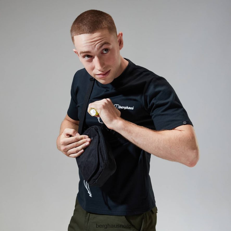 buttermere kortermet t-skjorte Berghaus menn svart F262D6200 klær