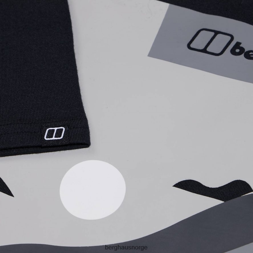 buttermere kortermet t-skjorte Berghaus menn svart F262D6200 klær