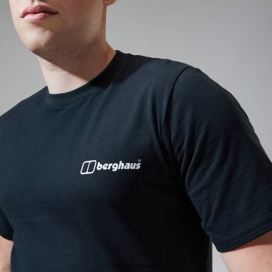 buttermere kortermet t-skjorte Berghaus menn svart F262D6200 klær