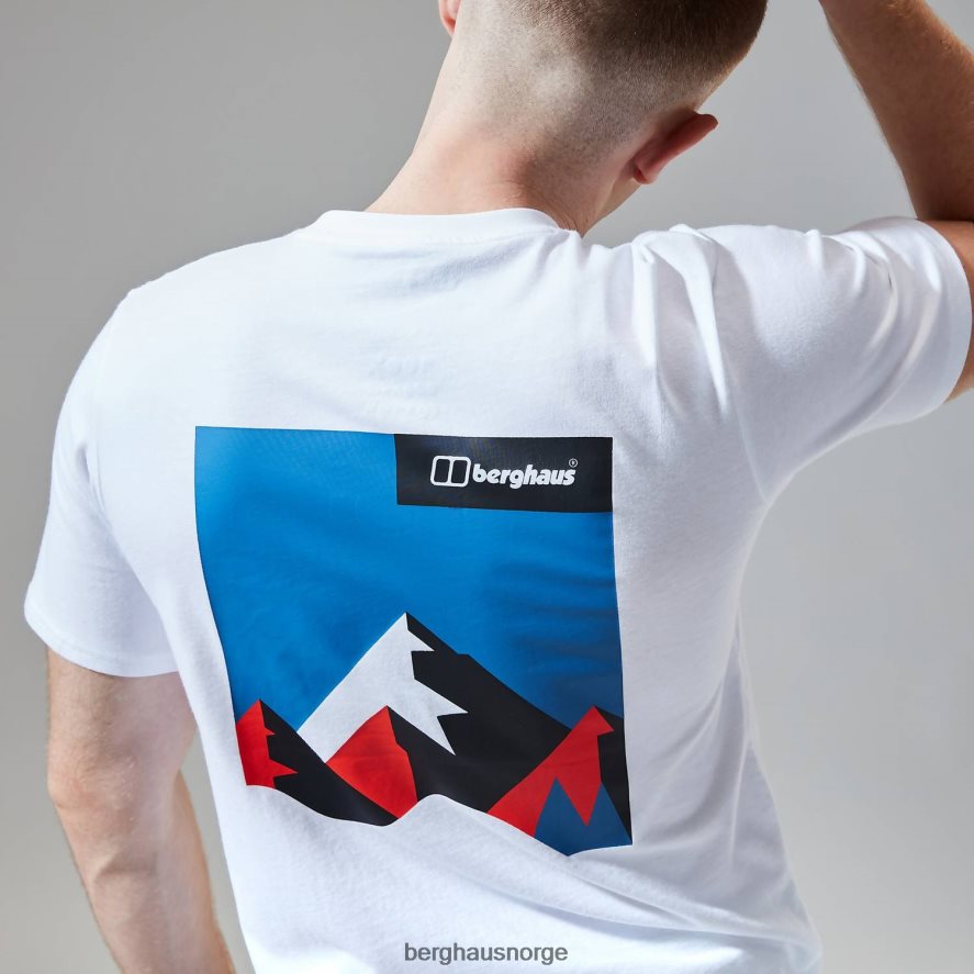 dolomittene mtn kortermet t-skjorte Berghaus menn hvit F262D6202 klær