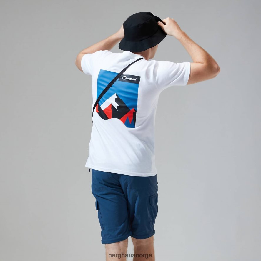 dolomittene mtn kortermet t-skjorte Berghaus menn hvit F262D6202 klær