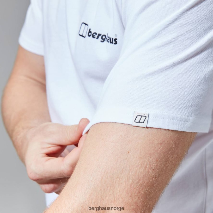 dolomittene mtn kortermet t-skjorte Berghaus menn hvit F262D6202 klær