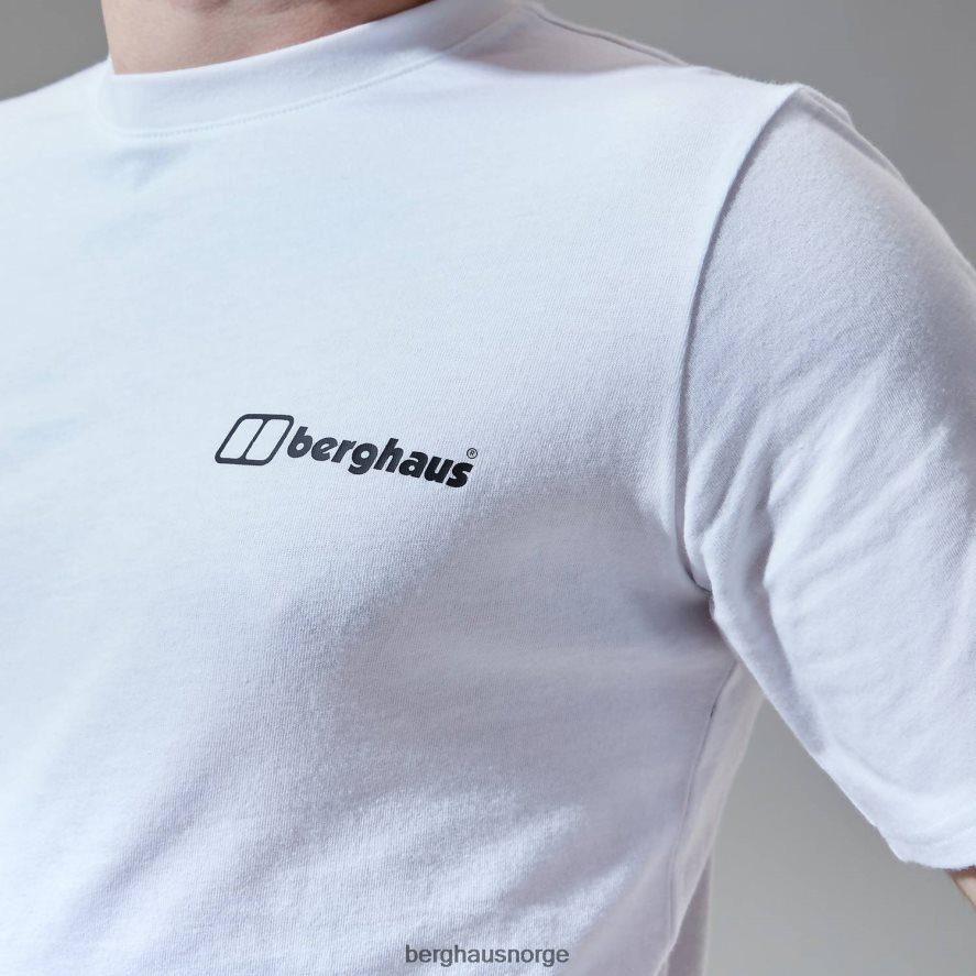 dolomittene mtn kortermet t-skjorte Berghaus menn hvit F262D6202 klær