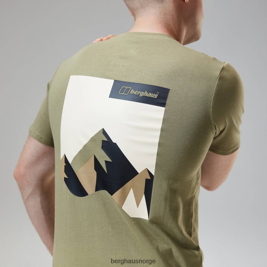 dolomittene mtn kortermet t-skjorte Berghaus menn lysegrønn F262D6204 klær