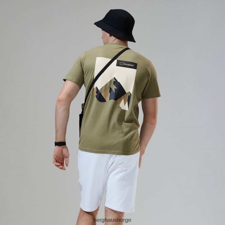 dolomittene mtn kortermet t-skjorte Berghaus menn lysegrønn F262D6204 klær