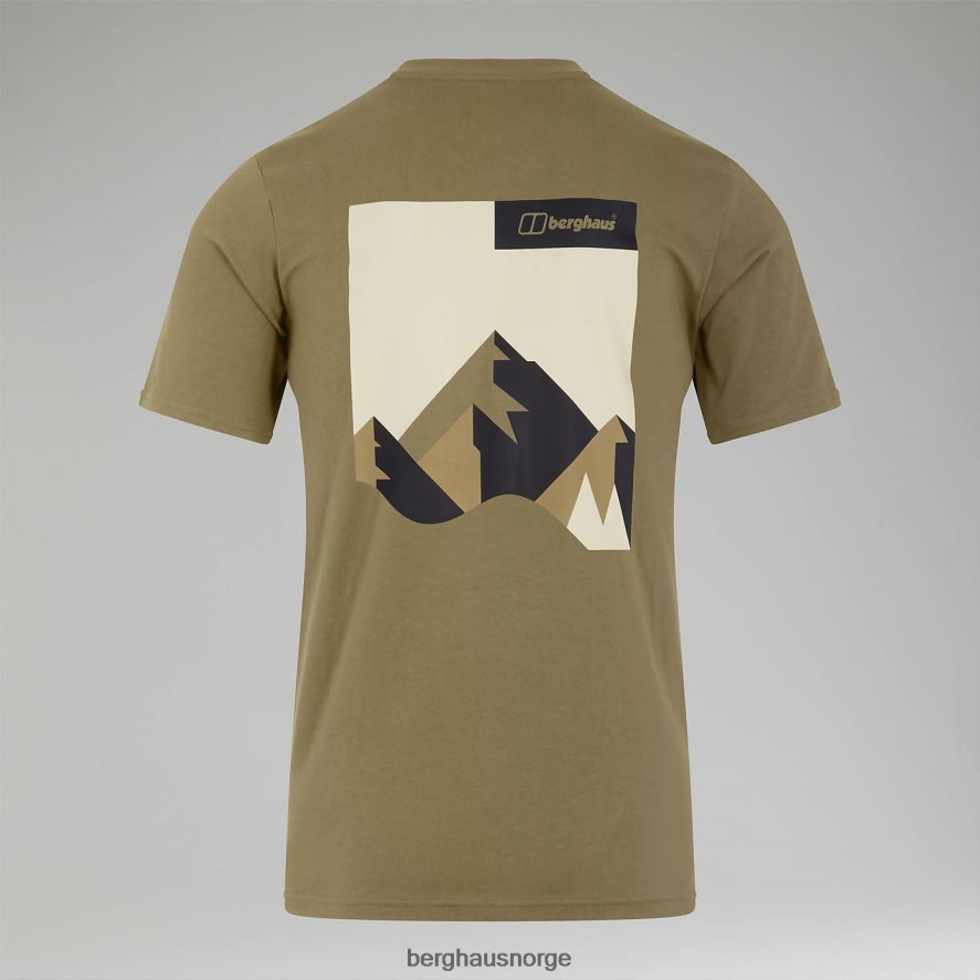 dolomittene mtn kortermet t-skjorte Berghaus menn lysegrønn F262D6204 klær