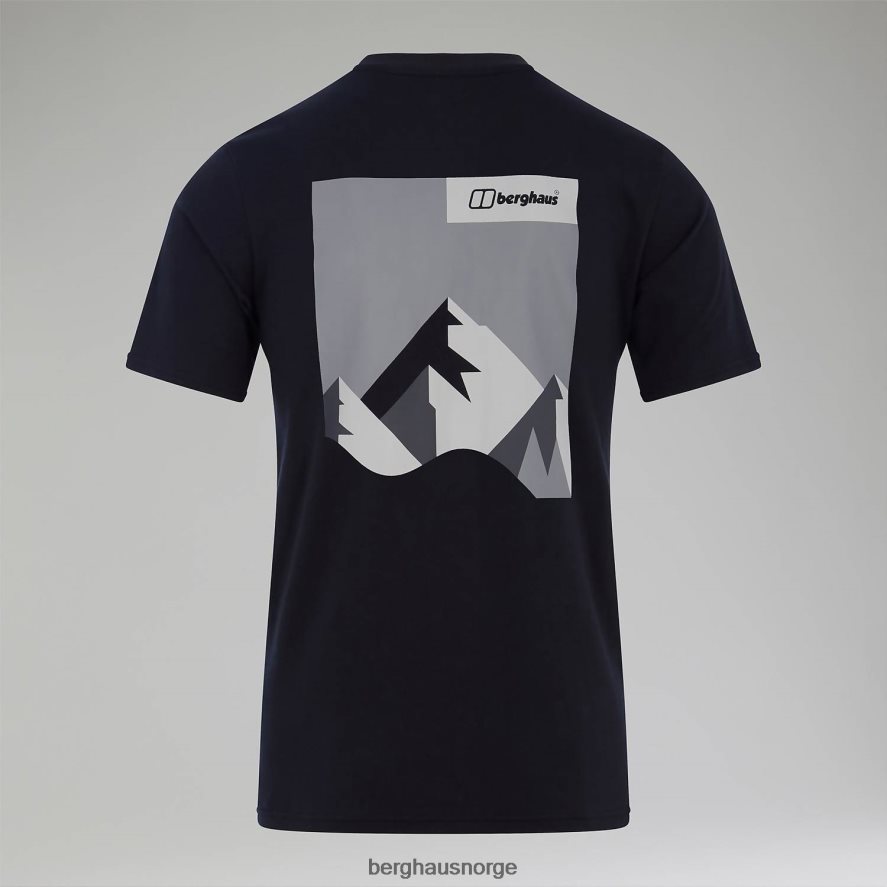dolomittene mtn kortermet t-skjorte Berghaus menn svart F262D6203 klær