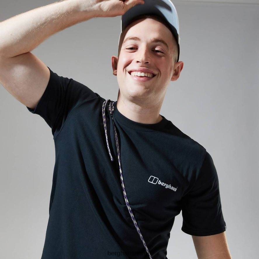 dolomittene mtn kortermet t-skjorte Berghaus menn svart F262D6203 klær