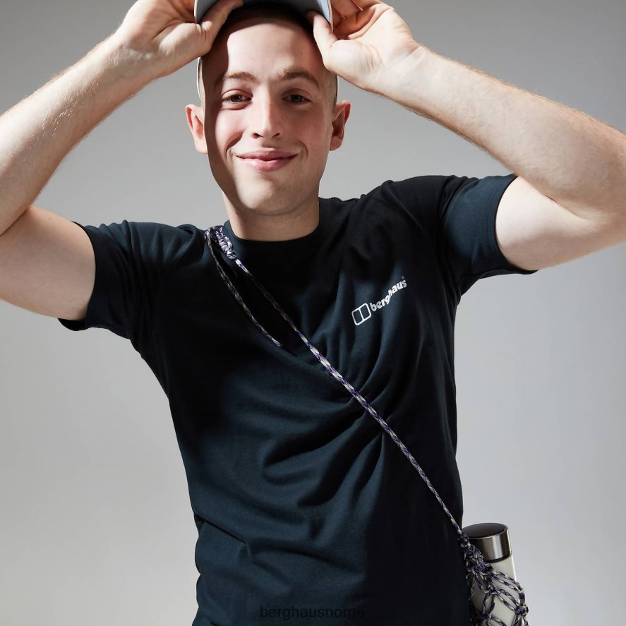 dolomittene mtn kortermet t-skjorte Berghaus menn svart F262D6203 klær