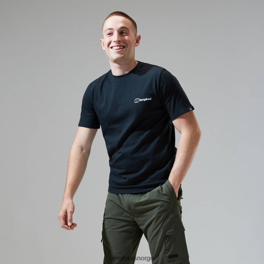 dolomittene mtn kortermet t-skjorte Berghaus menn svart F262D6203 klær
