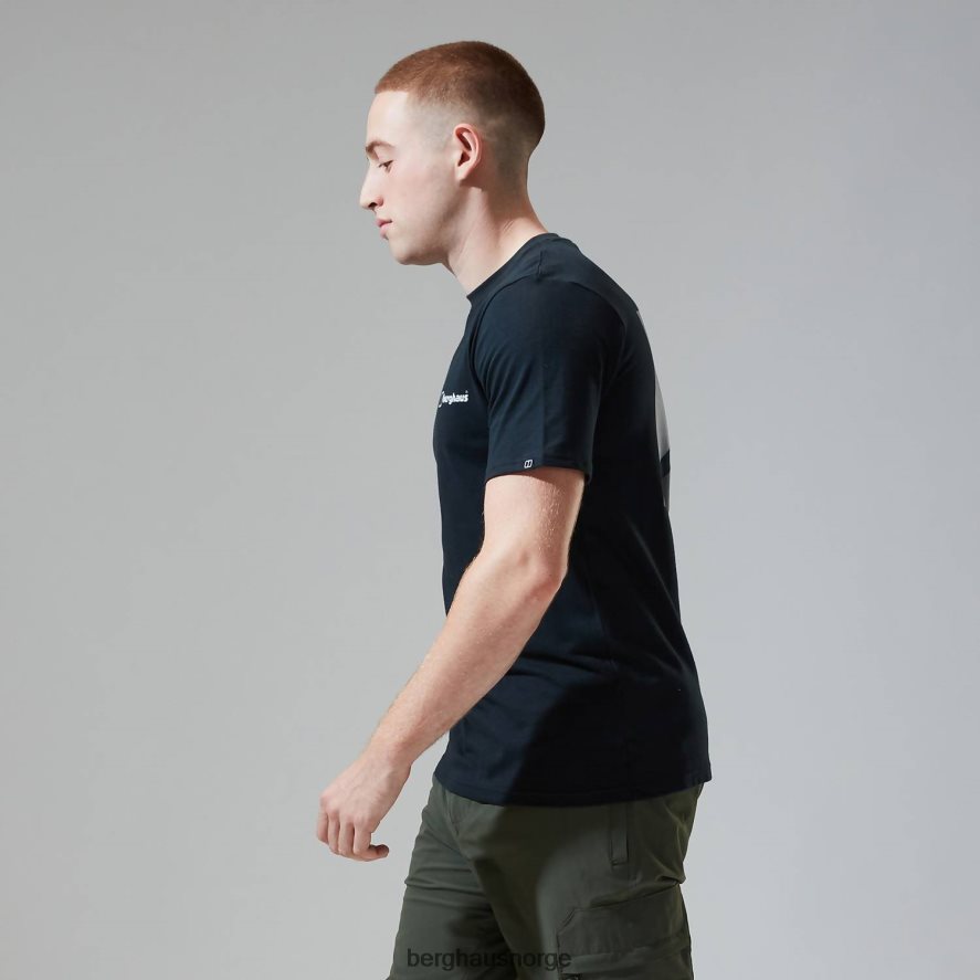 dolomittene mtn kortermet t-skjorte Berghaus menn svart F262D6203 klær