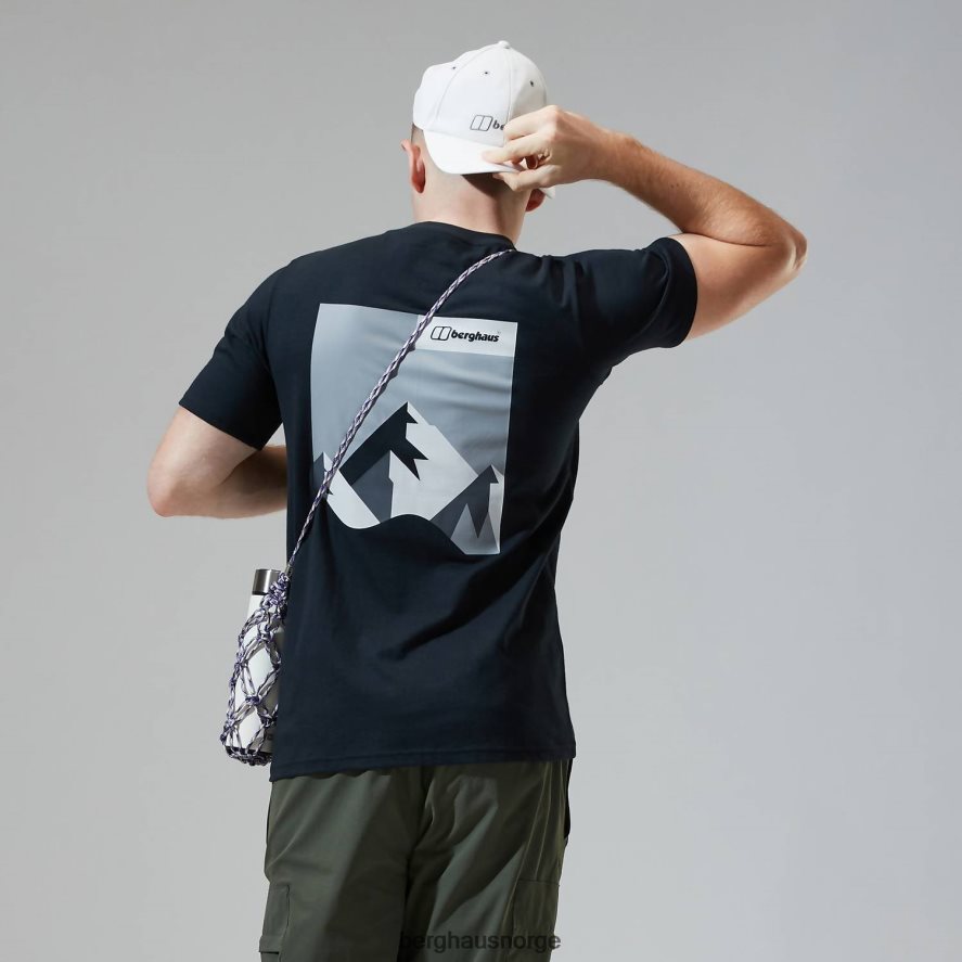 dolomittene mtn kortermet t-skjorte Berghaus menn svart F262D6203 klær
