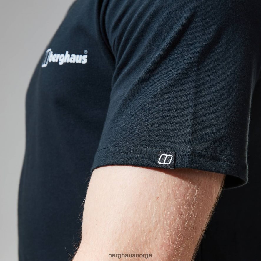 dolomittene mtn kortermet t-skjorte Berghaus menn svart F262D6203 klær