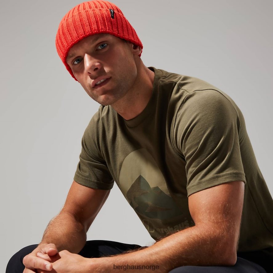 edale mtn kortermet t-skjorte Berghaus menn mørk grønn F262D6224 klær