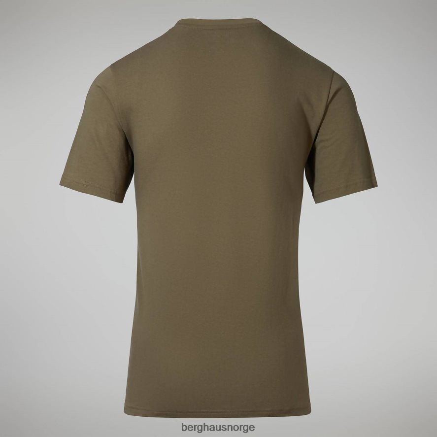 edale mtn kortermet t-skjorte Berghaus menn mørk grønn F262D6224 klær