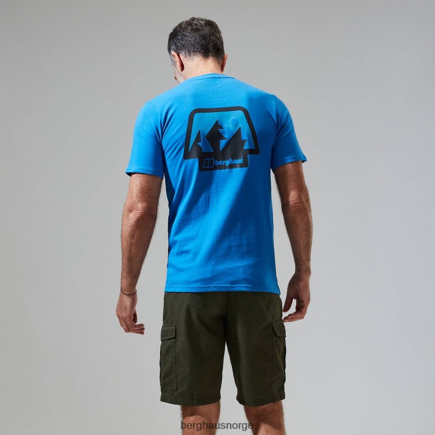 franske pyreneene kortermet t-skjorte Berghaus menn blå F262D6195 klær