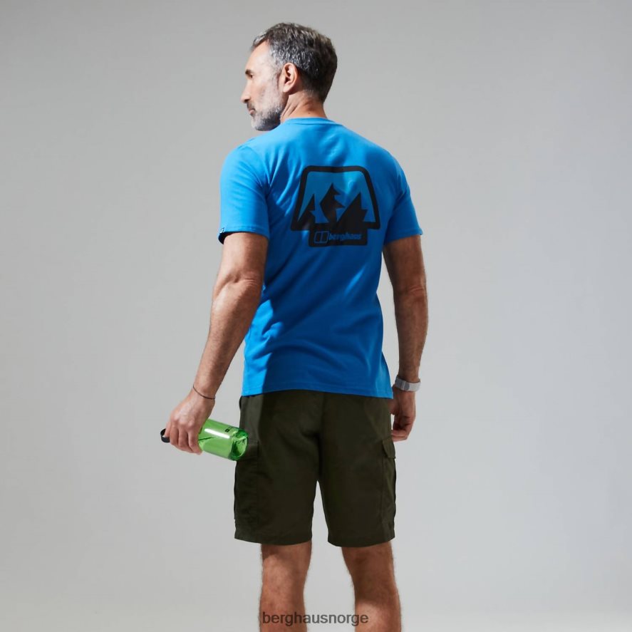 franske pyreneene kortermet t-skjorte Berghaus menn blå F262D6195 klær