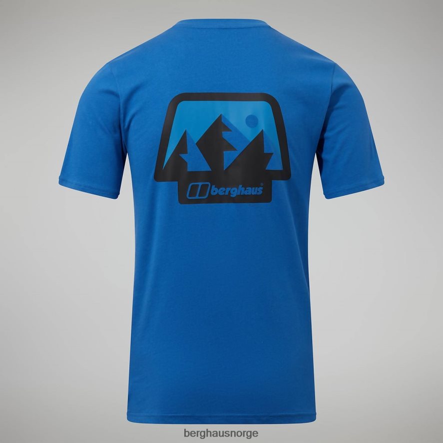franske pyreneene kortermet t-skjorte Berghaus menn blå F262D6195 klær