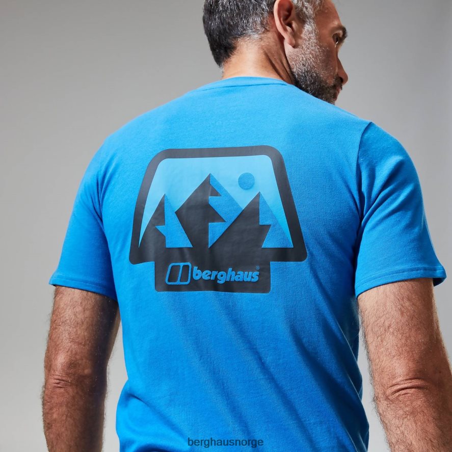 franske pyreneene kortermet t-skjorte Berghaus menn blå F262D6195 klær