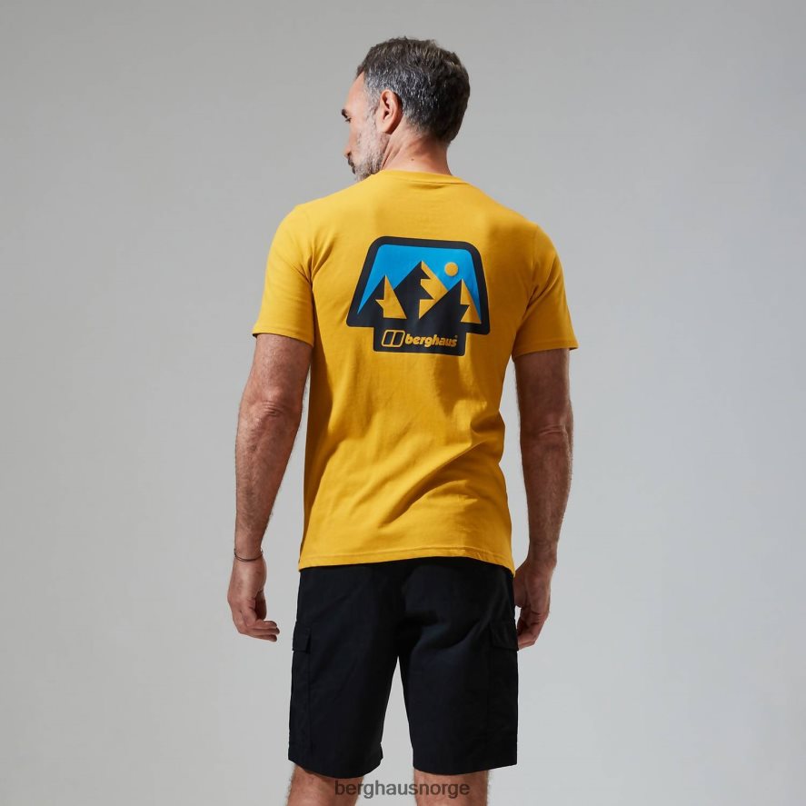 franske pyreneene kortermet t-skjorte Berghaus menn brun F262D6194 klær
