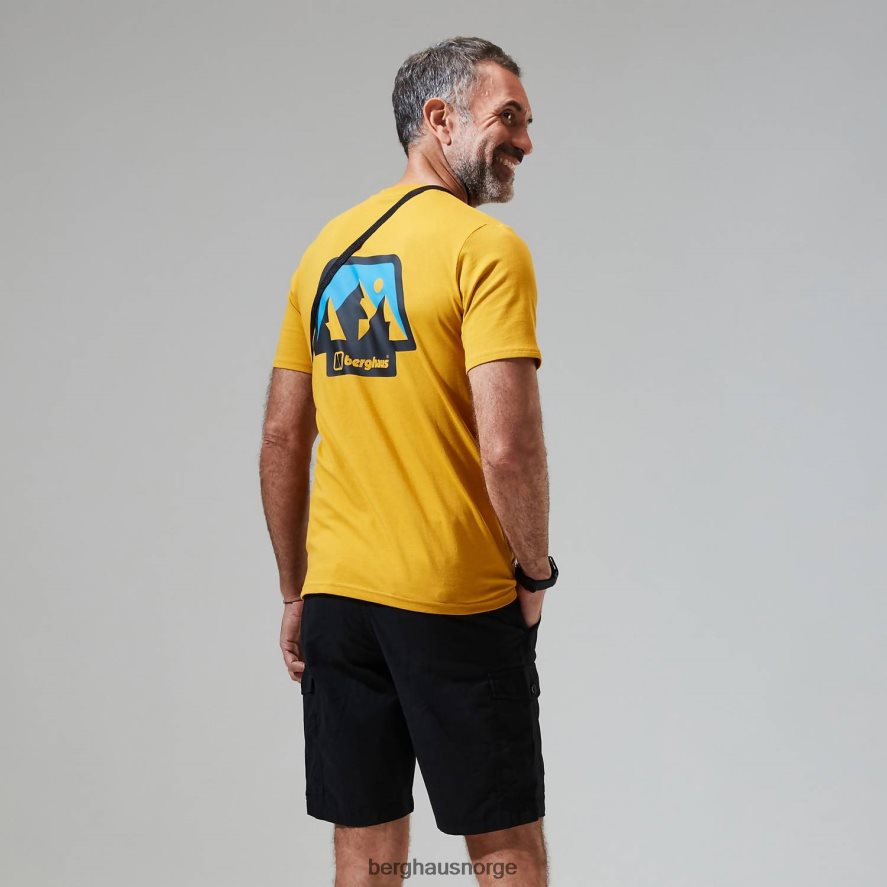 franske pyreneene kortermet t-skjorte Berghaus menn brun F262D6194 klær