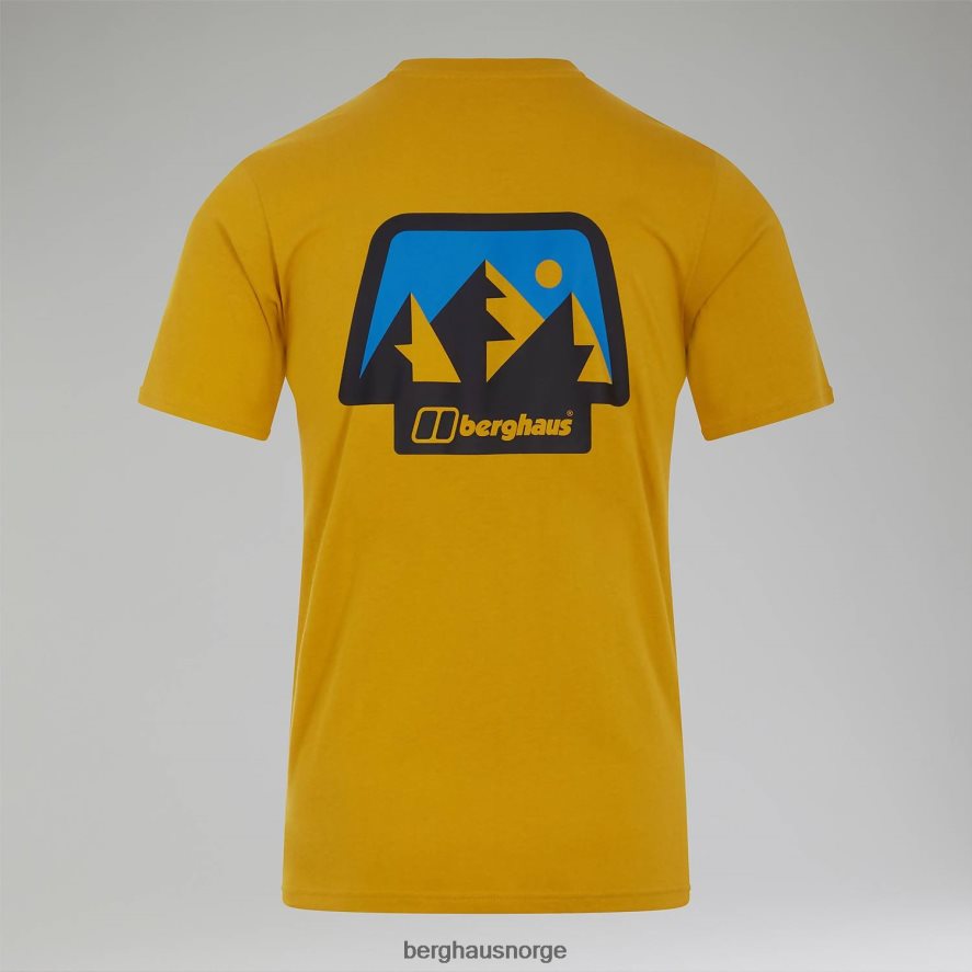 franske pyreneene kortermet t-skjorte Berghaus menn brun F262D6194 klær