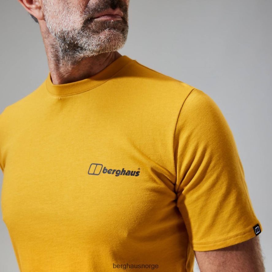 franske pyreneene kortermet t-skjorte Berghaus menn brun F262D6194 klær