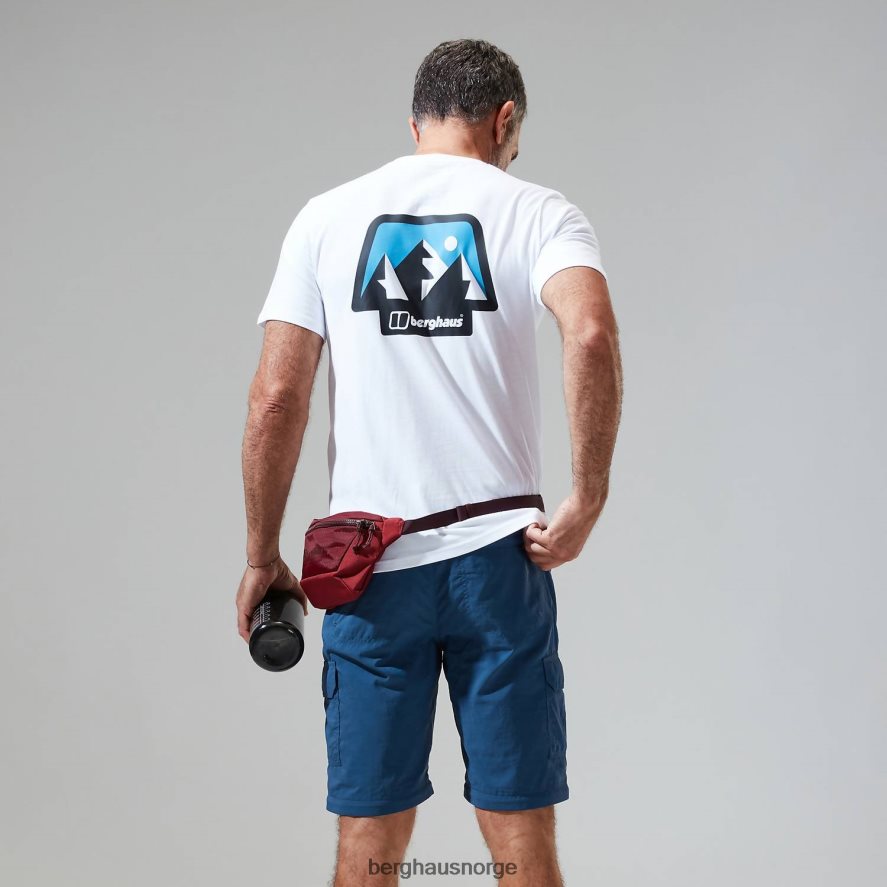 franske pyreneene kortermet t-skjorte Berghaus menn hvit F262D6193 klær