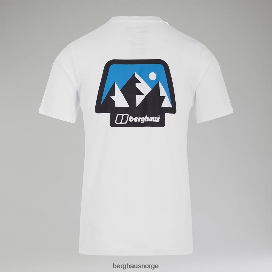 franske pyreneene kortermet t-skjorte Berghaus menn hvit F262D6193 klær